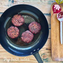 Load image into Gallery viewer, Organic Beetroot Dill & Lentil Pattie Mix-bulk