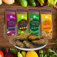 Load image into Gallery viewer, The Gathered Bowls complete burger range is only full of real organic ingredients. Easy to make and deliciously tasty too. Burgers, salads, wraps and platters are just some of the serving suggestions.