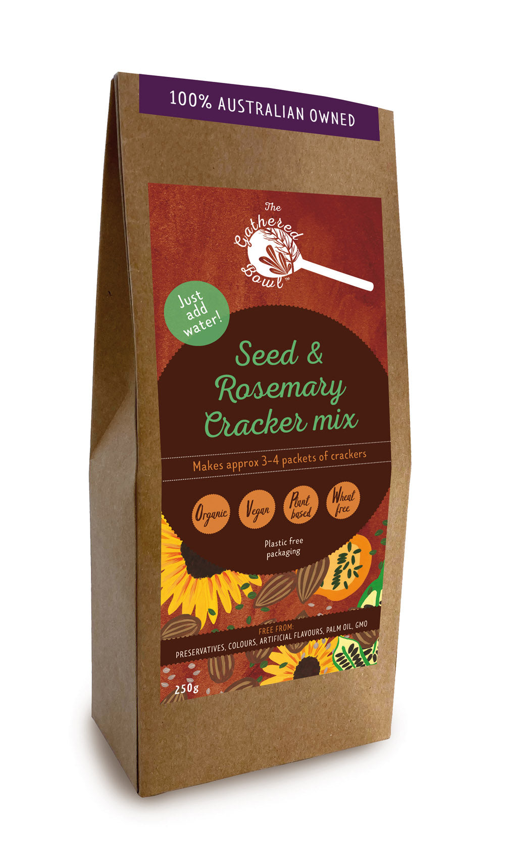 Organic Seed & Rosemary Cracker Mix