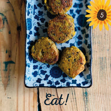 Load image into Gallery viewer, Almond &amp; Turmeric Pattie Mix made by The Gathered Bowl. Organic ingredients, Vegan, Vegetarian, Plant Based Protein, Wheat Free, Nutrient Dense and contrains Wholefoods. Just add water, sit for 5mins then fry. Try them in Veggie burgers, wraps or salads. www.thegatheredbowl.com.au
